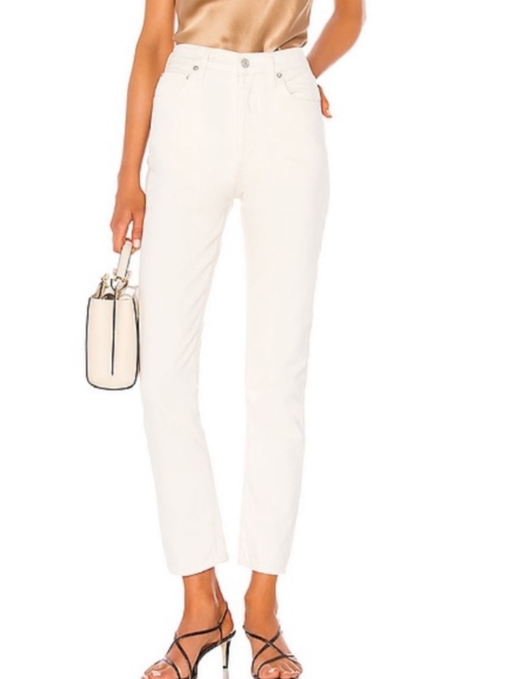 Agolde High Rise Jeans Remy Off White
Size 26